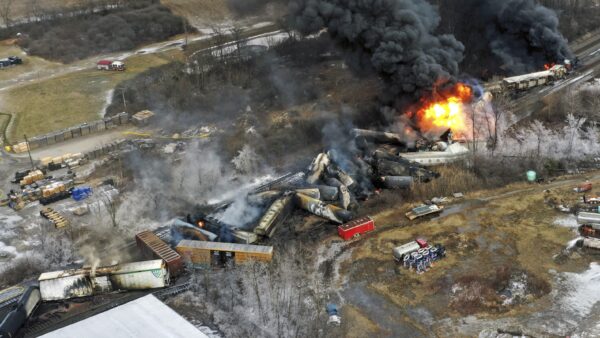 rain Derailment Ohio